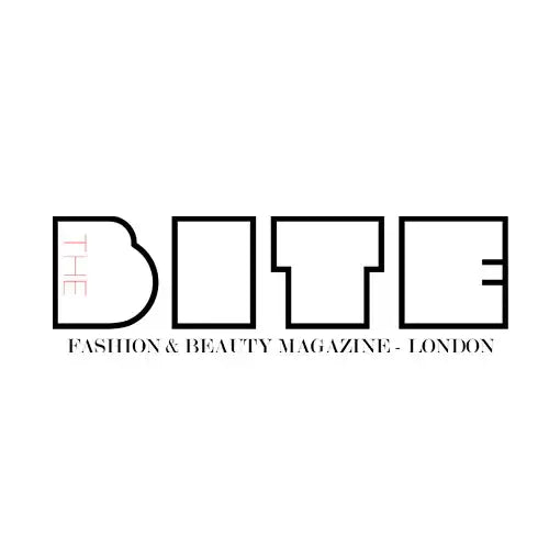 The BITE Fashion & Beauty Magazine London logo in bold black typography on white background