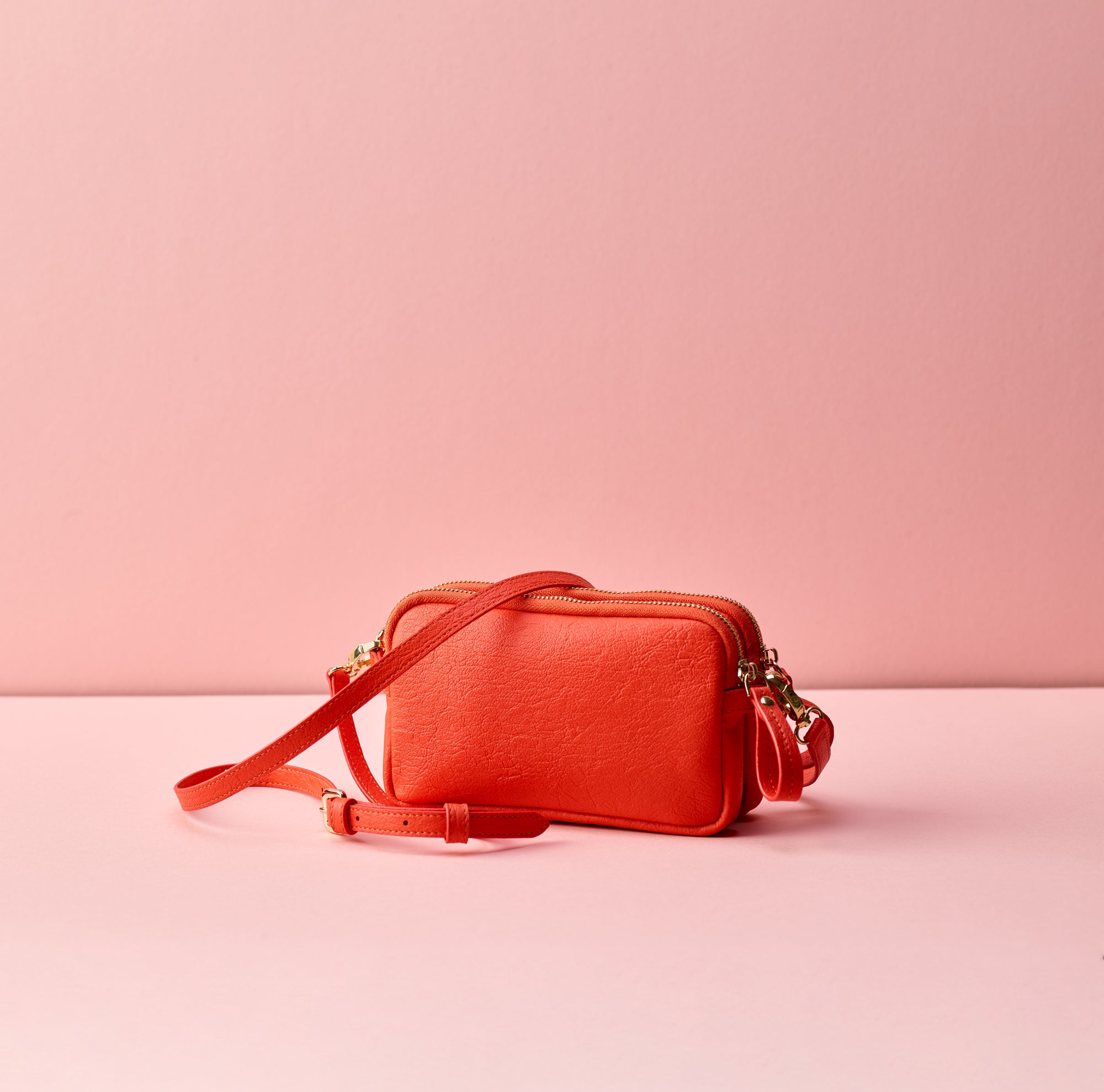 Flossy Double Compartment Cross Body Bag