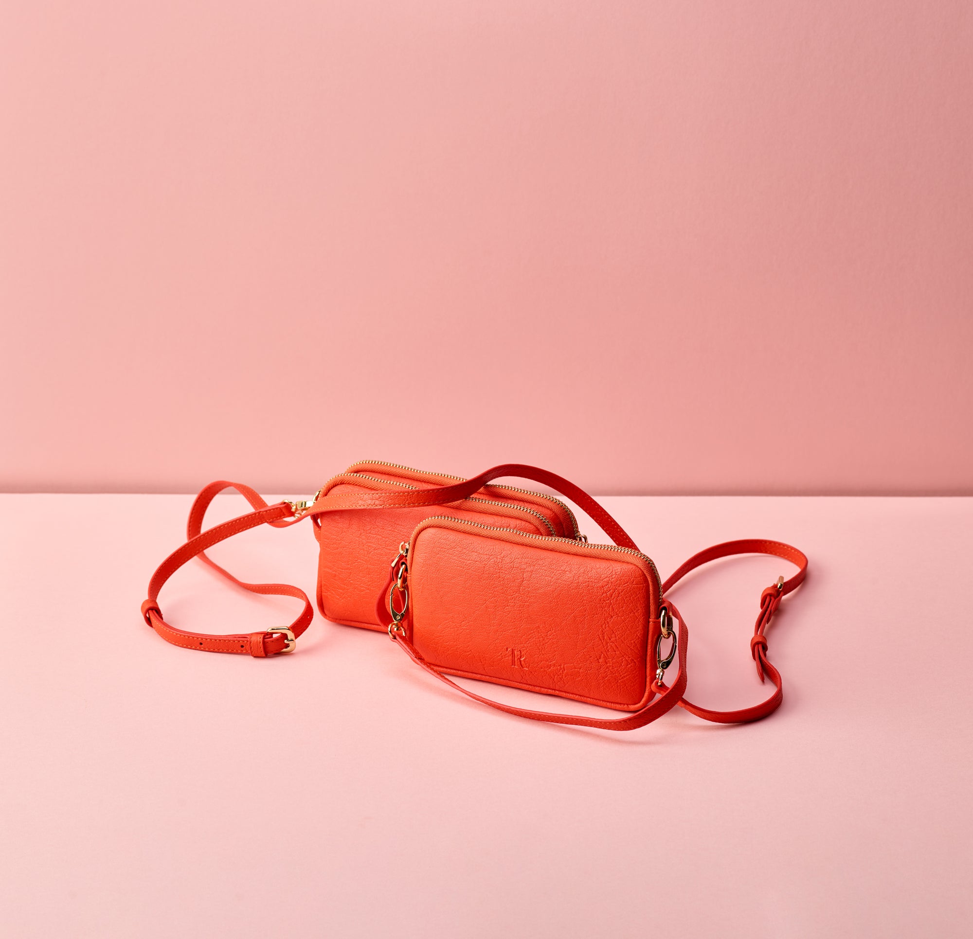 Flossy Double Compartment Cross Body Bag