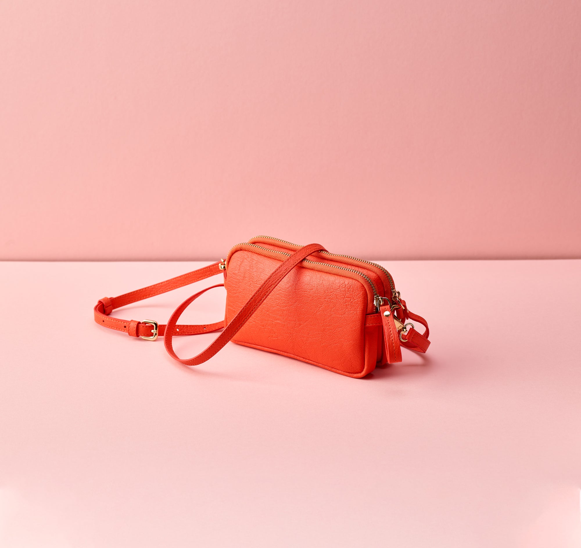 Flossy Double Compartment Cross Body Bag